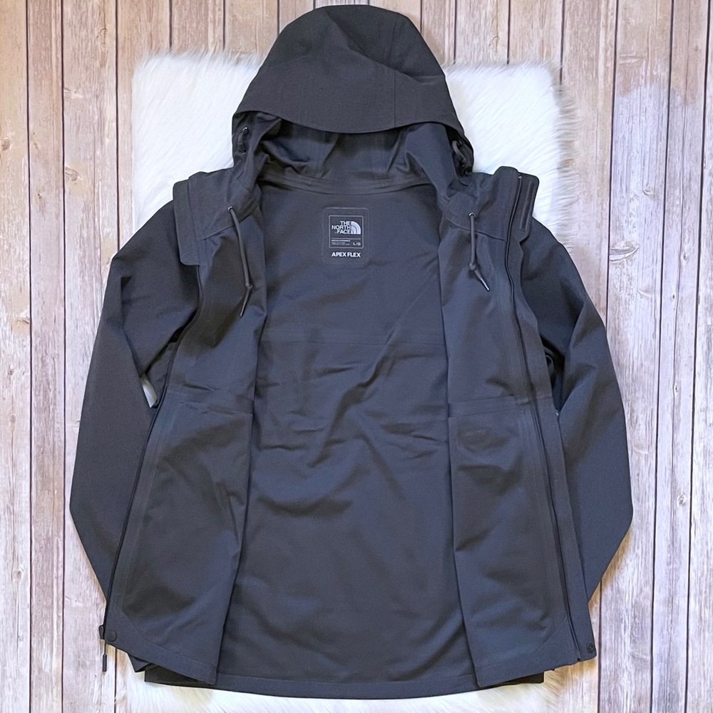 The North Face Men’s Apex Flex DryVent Waterproof Jacket In Grey - Picture 4 of 8